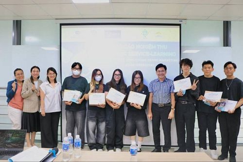 Report on the Course Integrating Service-Learning Model - Public Relations in okviphoatdong