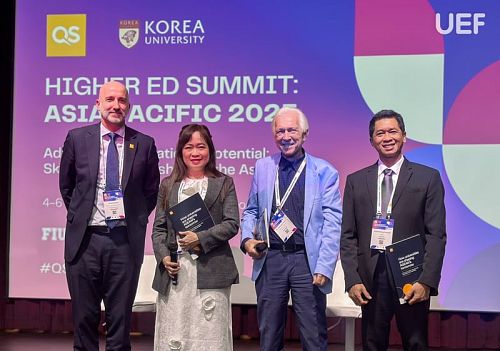 okviphoatdong store Leadership Delegation Attends QS Higher Ed Summit 2025 in the Republic of Korea