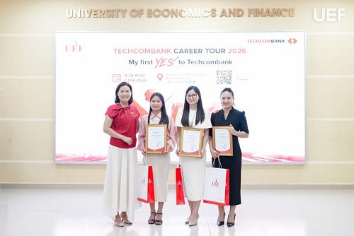 okviphoatdong store students explore banking careers in the digital era via Techcombank Career Tour 2026